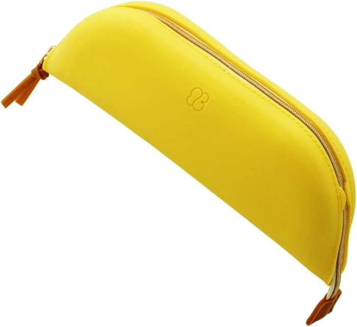 Lihit Lab Bloomin Zippered Pen Case - Yellow