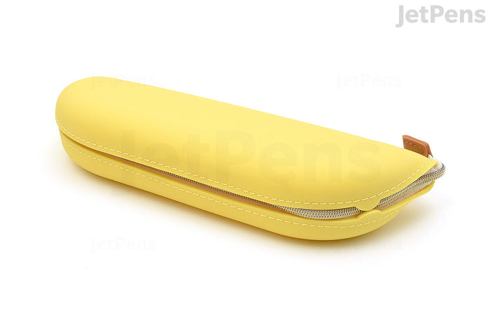 Lihit Lab Bloomin Zippered Pen Case - Yellow