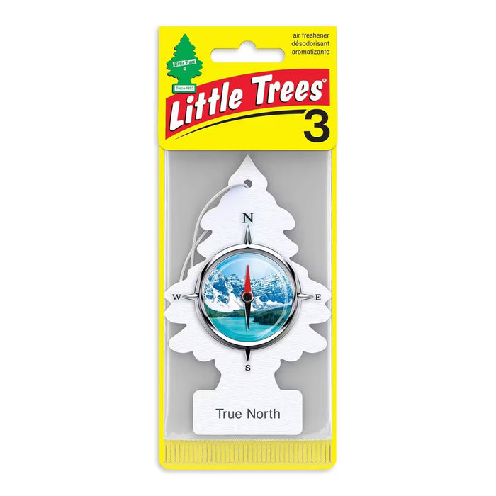 LITTLE TREES True North Car Air Fresheners, 3 Ct - 96 Pack
