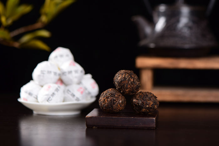 Mang Fei Mountain of Yong De Ripe Pu-erh Tea Dragon Balls | Yunnan Sourcing Tea Shop
