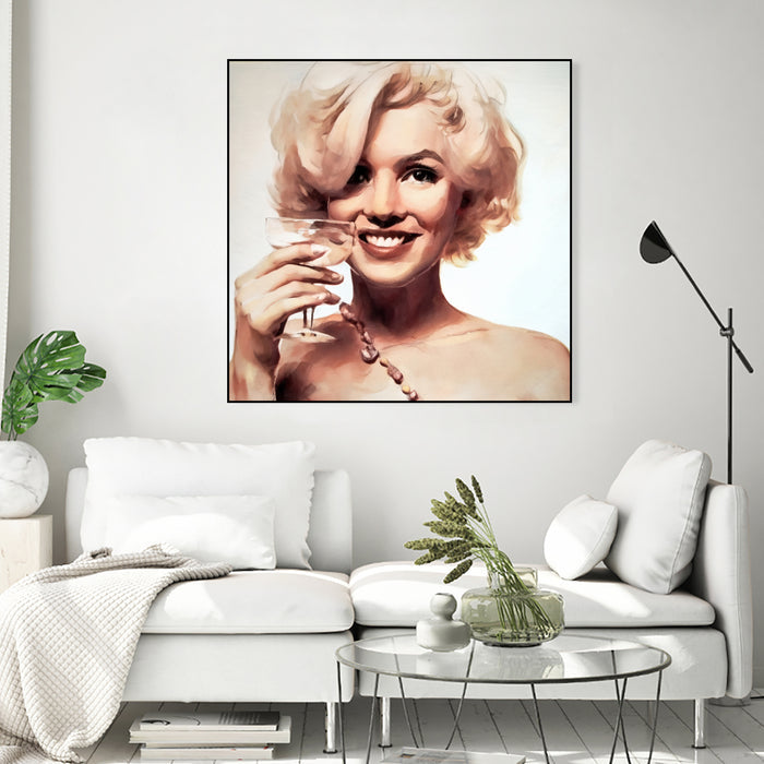Canvas Framed Black / 20 x 20 inches