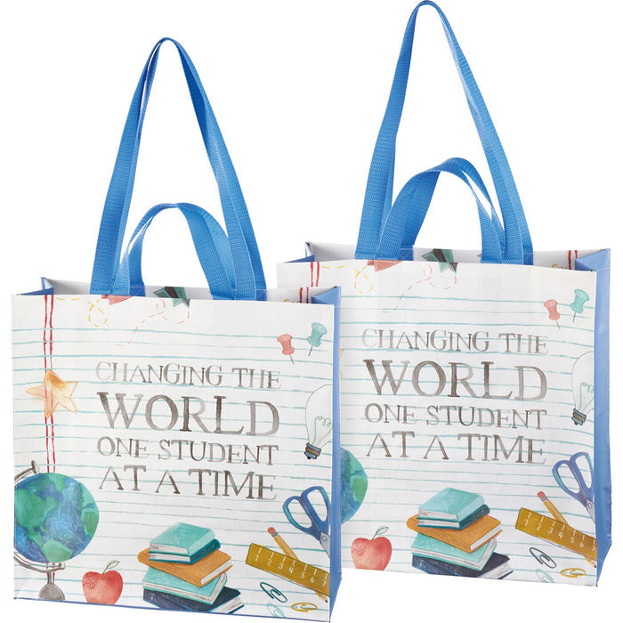 Market Tote - Changing The World One Student At A Time