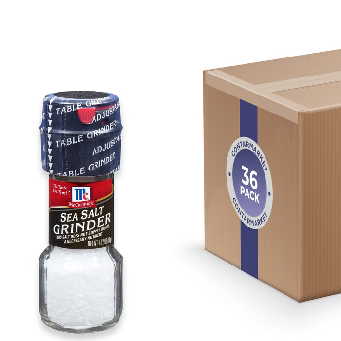 McCormick Grinder Sea Salt - 2.12 oz - 36 Pack