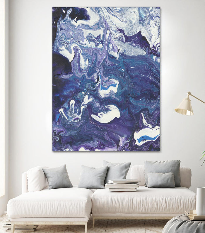 Meandering Mulberry I by Regina Moore on GIANT ART - pink abstract