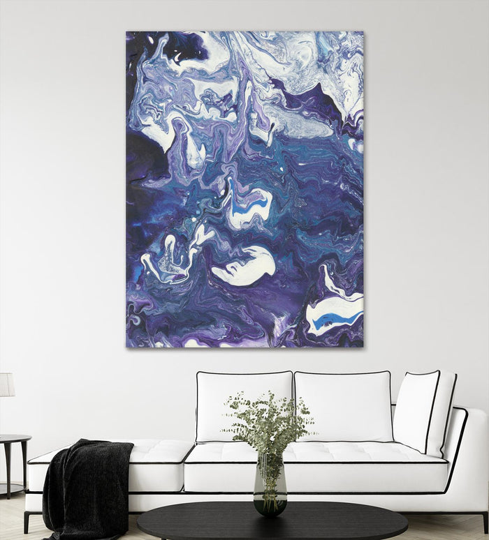 Meandering Mulberry I by Regina Moore on GIANT ART - pink abstract