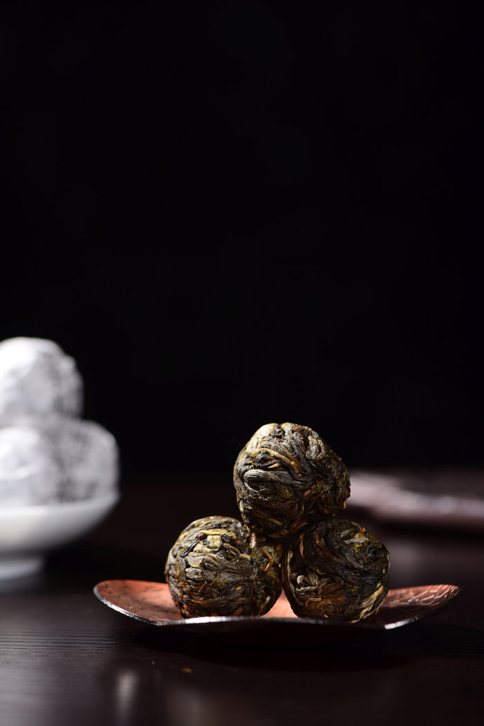 Mei Zi Qing Village Raw Pu-erh Tea Dragon Balls | Yunnan Sourcing Tea Shop