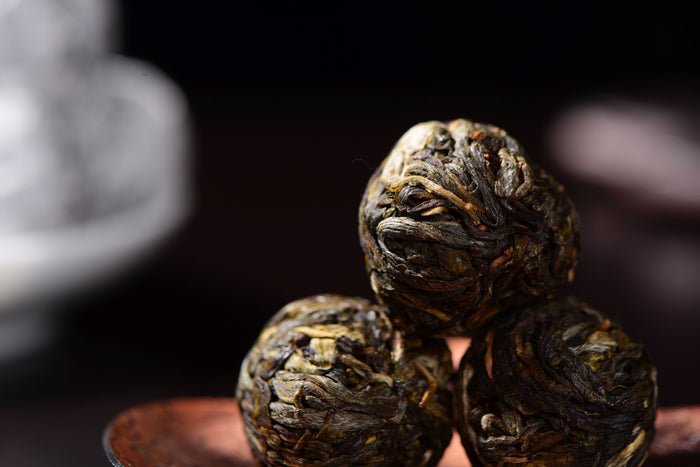 Mei Zi Qing Village Raw Pu-erh Tea Dragon Balls | Yunnan Sourcing Tea Shop
