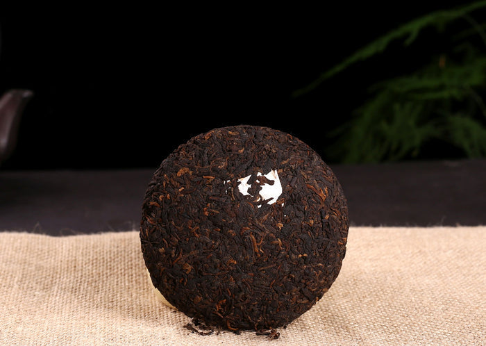 Menghai "Chen Nian Gong Ting" Aged Ripe Pu-erh Tea Cake | Yunnan Sourcing Tea Shop