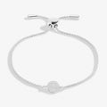 Mini Charms Coin Bracelet In Silver Plating