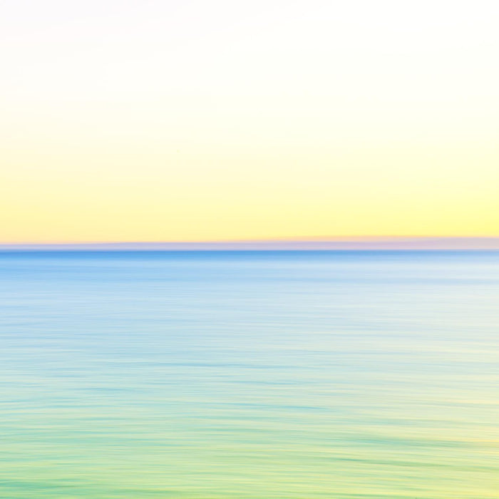 Minimalist Green Water by Kyle Goldie on GIANT ART - blue sea scene