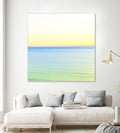 Minimalist Green Water by Kyle Goldie on GIANT ART - blue sea scene