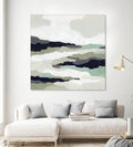 Mint Mesa II by June Vess on GIANT ART - grey  abstract abstract