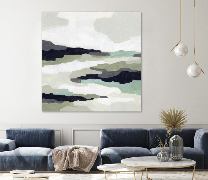 Mint Mesa II by June Vess on GIANT ART - grey  abstract abstract