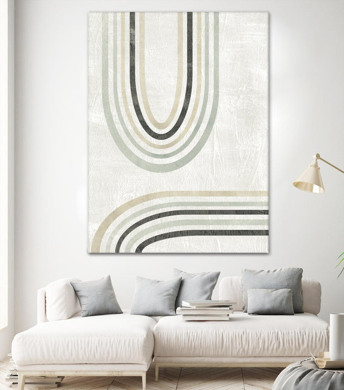 Modern Arc in Color II by June Erica Vess on GIANT ART - neutral abstract