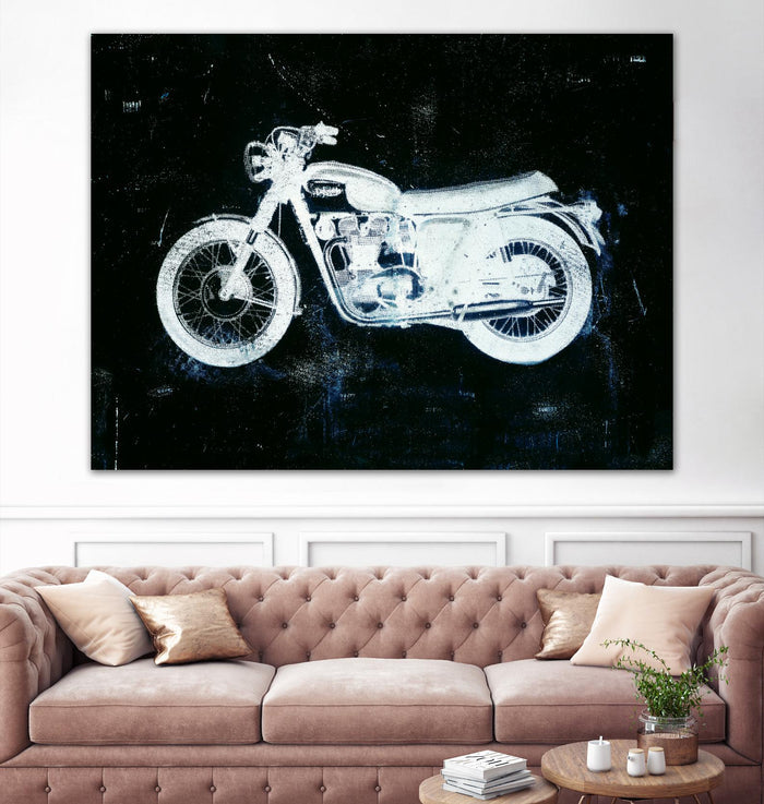 Moto White by JB Hall on GIANT ART - black leisure