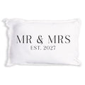 Mr & Mrs Established Personalized Pillow