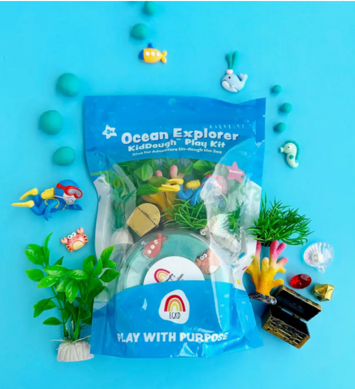 Ocean Explorer (Blue Hawaiian) Kiddough Play Kit