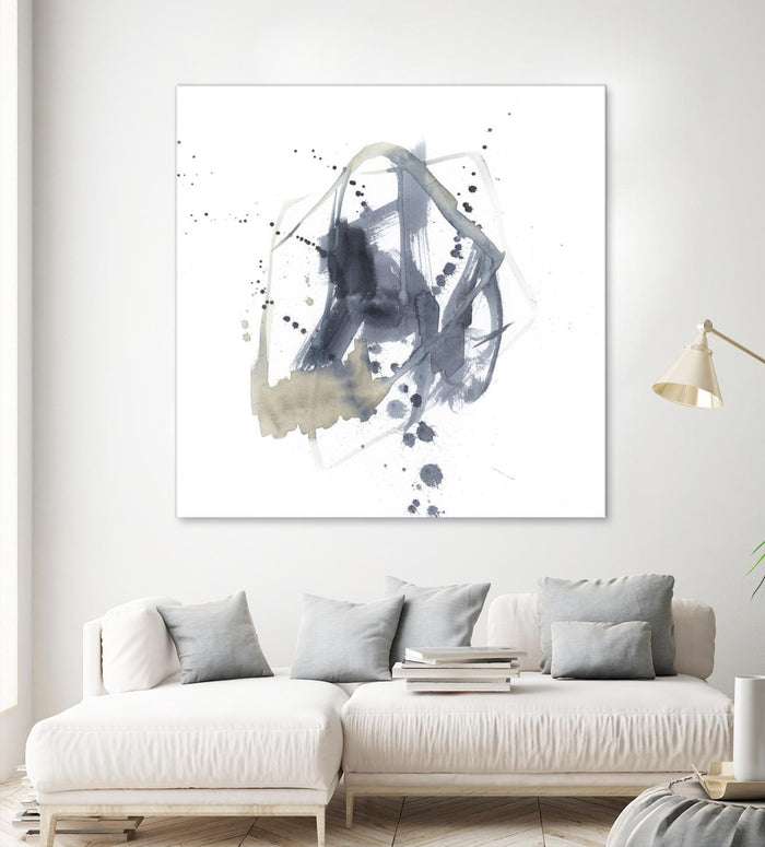 Off Center I by Jennifer Goldberger on GIANT ART - neutral abstract
