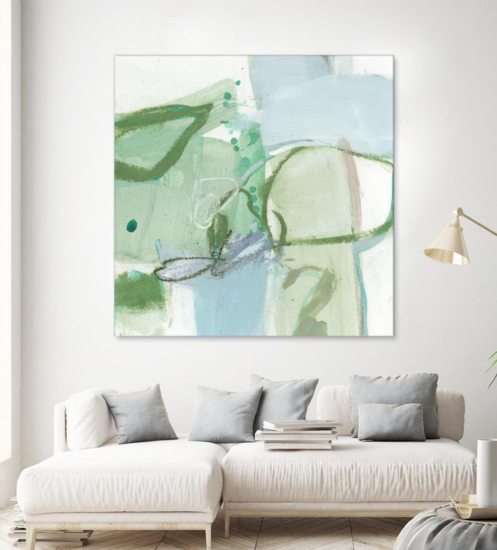 Olive I by Christina Long on GIANT ART - green abstract