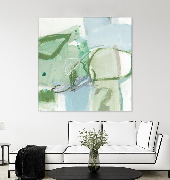 Olive I by Christina Long on GIANT ART - green abstract