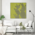 Opuntia II by Chariklia Zarris on GIANT ART - green coastal & tropical abstract