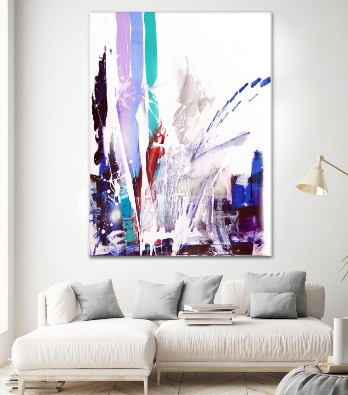 Orca by Joan Marie on GIANT ART - blue abstract