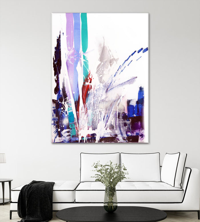 Orca by Joan Marie on GIANT ART - blue abstract