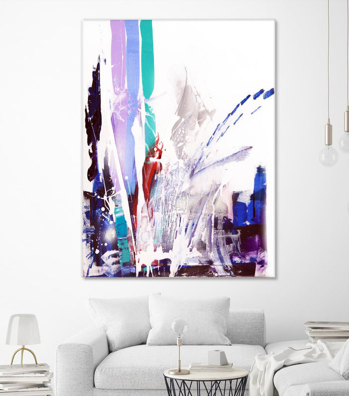 Orca by Joan Marie on GIANT ART - blue abstract