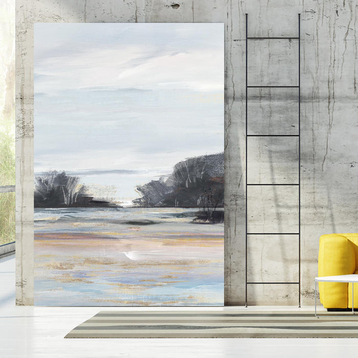 Organic Field I by Valeria Mravyan on GIANT ART - black landscape