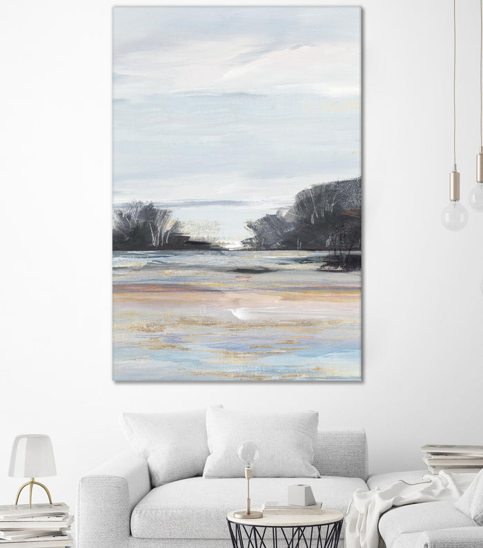 Organic Field I by Valeria Mravyan on GIANT ART - black landscape