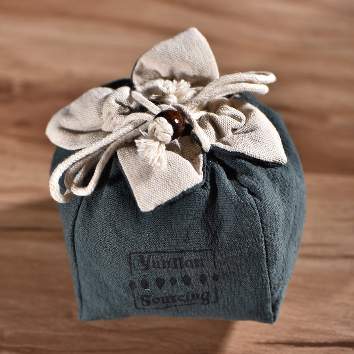 Padded Cotton Teapot Cozy Storage Bag with Yunnan Sourcing Logo | Yunnan Sourcing Tea Shop