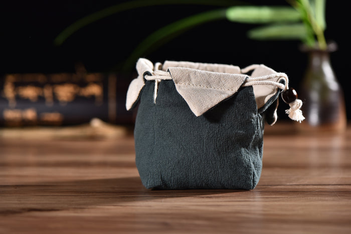 Padded Cotton Teapot Cozy Storage Bag with Yunnan Sourcing Logo | Yunnan Sourcing Tea Shop