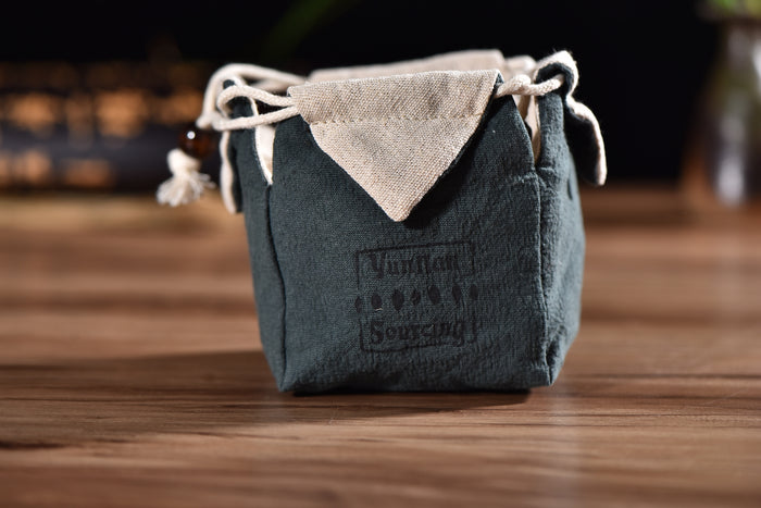 Padded Cotton Teapot Cozy Storage Bag with Yunnan Sourcing Logo | Yunnan Sourcing Tea Shop