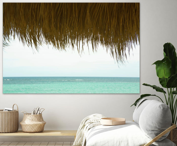 Palapa by Acer Images on GIANT ART - blue sea scene