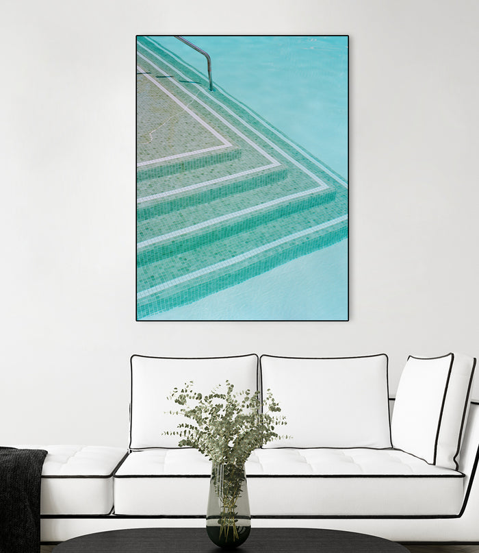 Palm Springs Pool Day II by Bethany on GIANT ART - photography aqua