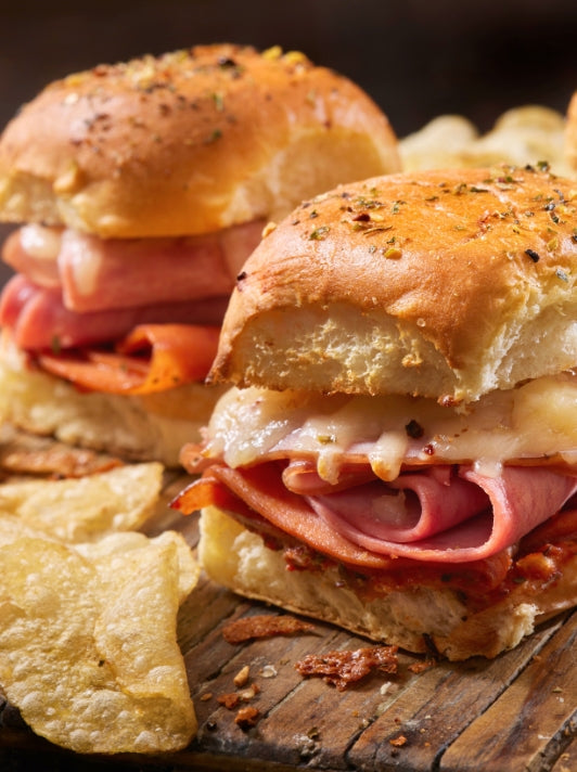 Poppyseed Ham and Swiss Sliders (16) Private Order