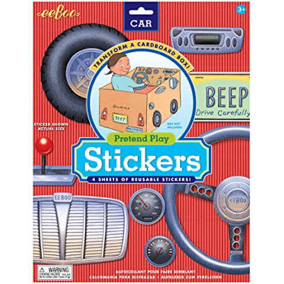 Pretend Play Stickers- CAR by EeBoo