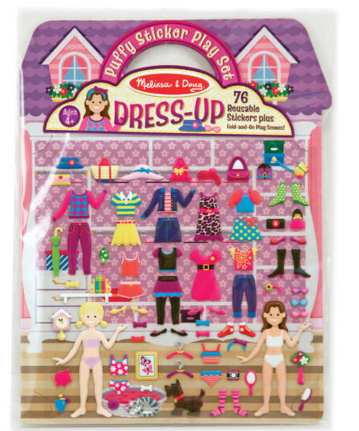 PUFFY STICKER PLAY SET- DRESS UP