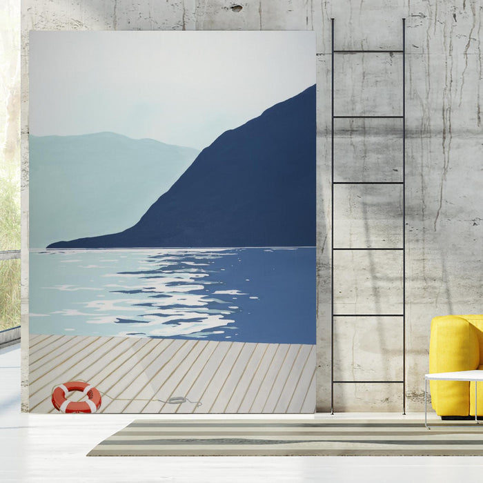 Quiet Blues 1 by Dimond, David Dimond on GIANT ART - blue nautical/seascapes water