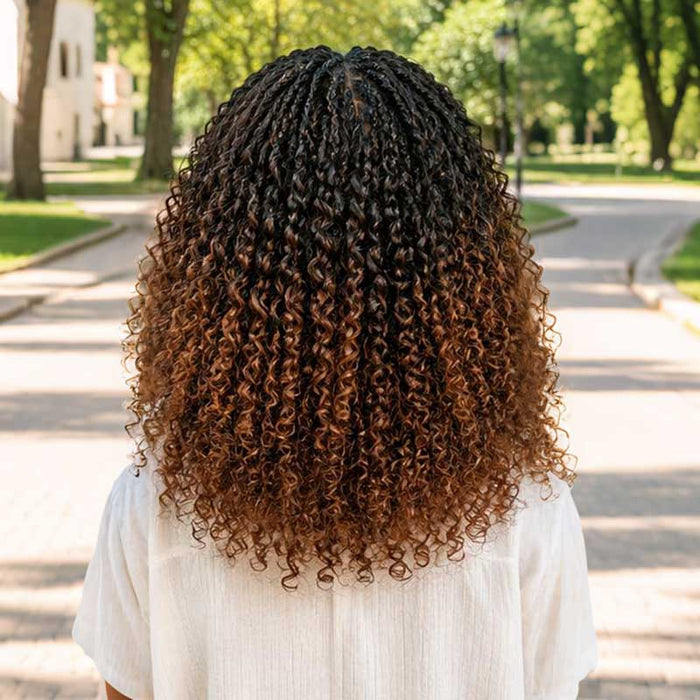 QVR #T1B/30 Feather Crochet Human Hair Burmese Kinky Curly Machine Made Crochet Weave Hair Extensions