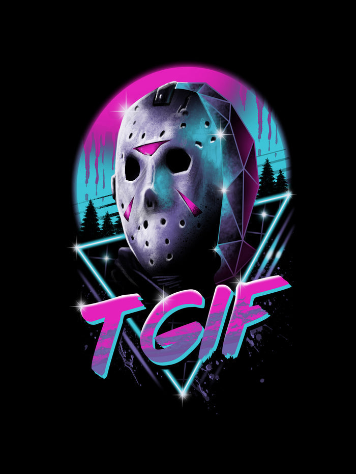 Rad Friday by Vincent Trinidad on GIANT ART - black digital painting