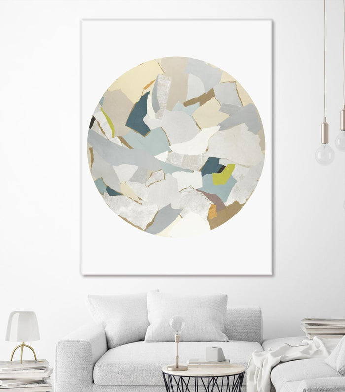 Radial Bliss 4 by KG Studio on GIANT ART - beige abstracts circle