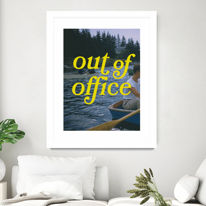 Matted and Framed White / 20 x 24 inches