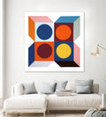 Rubik II by Daleno Art on GIANT ART - red absrtact