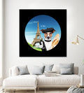 See Paris by Karine Osipyan on GIANT ART - blue photo illustration