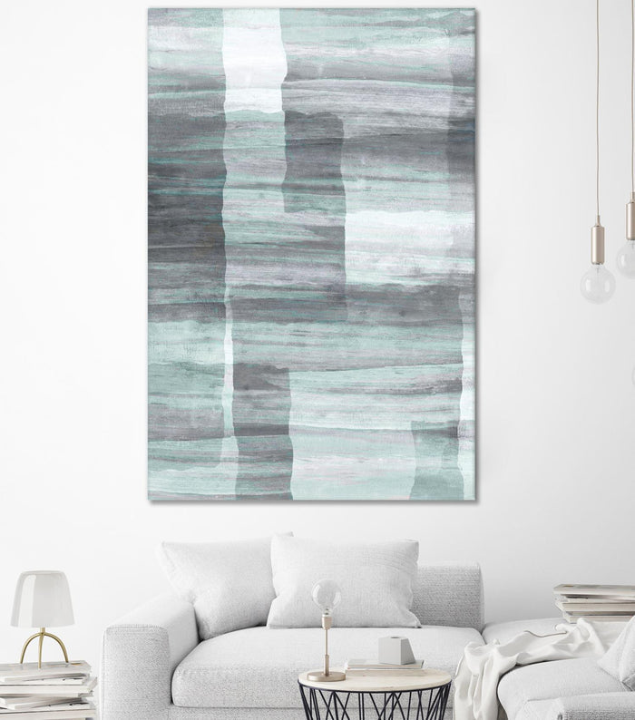 Shades of Grey by Eva Watts on GIANT ART - green abstract
