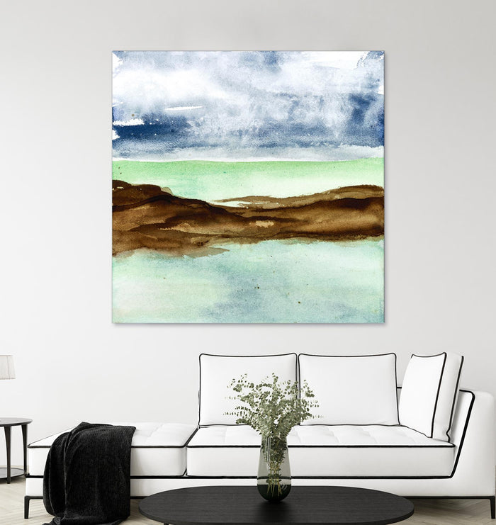 Shore I by Chris Paschke on GIANT ART - green sea scene