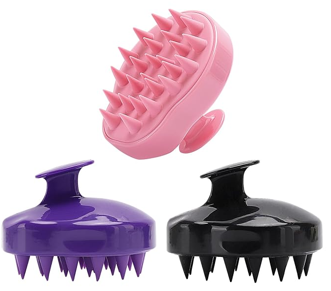 Silicone Hair Scalp Massage Shampoo Brush
