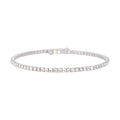 Silver Crystal Bangle
