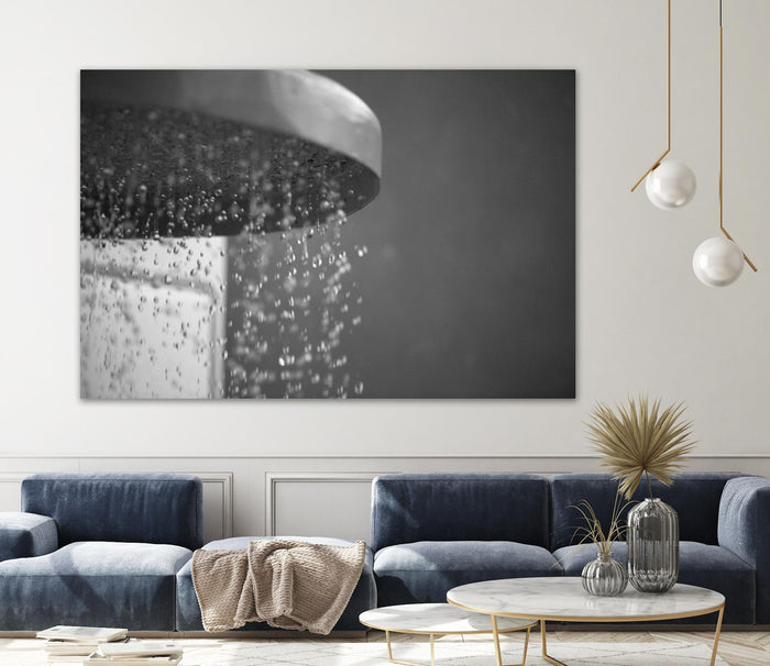 Spa Shower II by Keith Levit on GIANT ART - grey bathroom